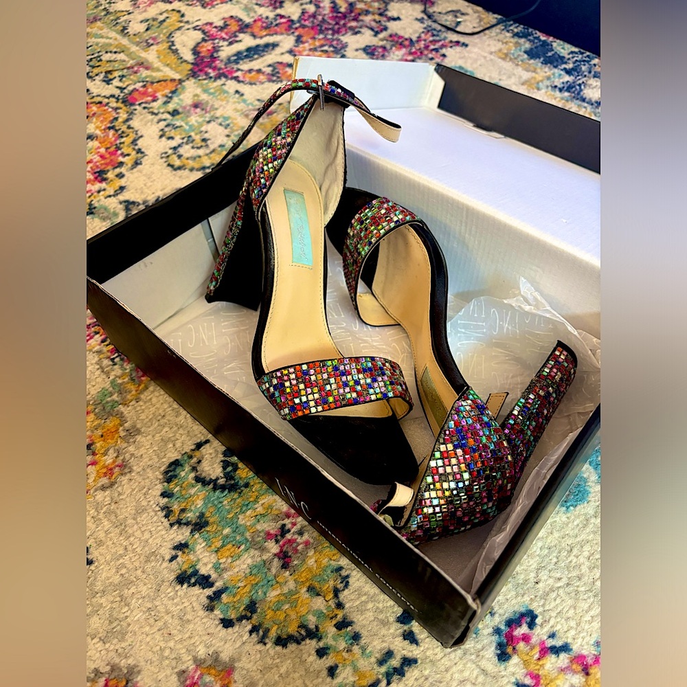 Betsy Johnson Strap Heels / Sandals
